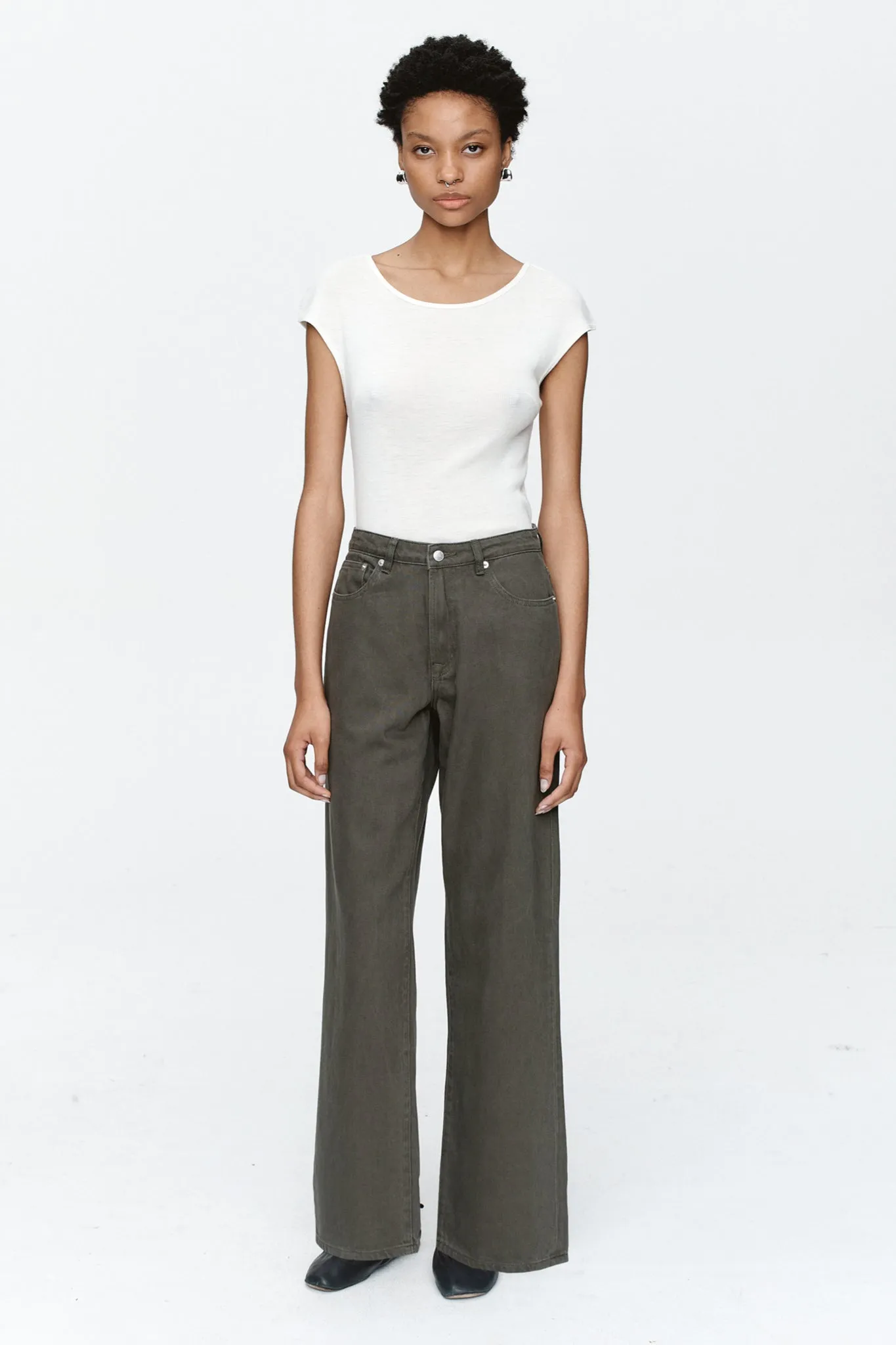 Marle - Wide Leg Jean Rosemary