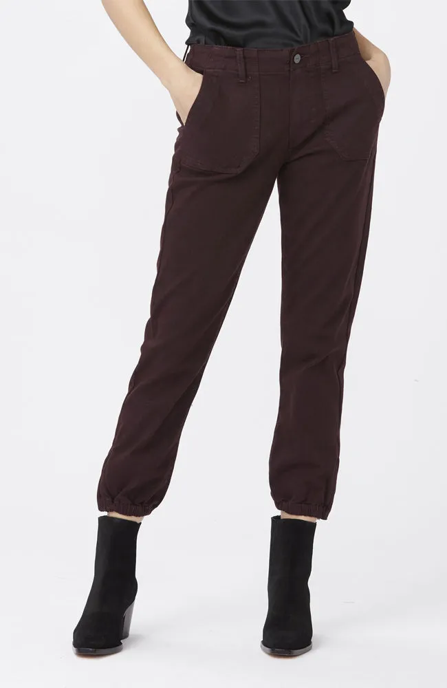 Mayslie Jogger in Vintage Black Cherry