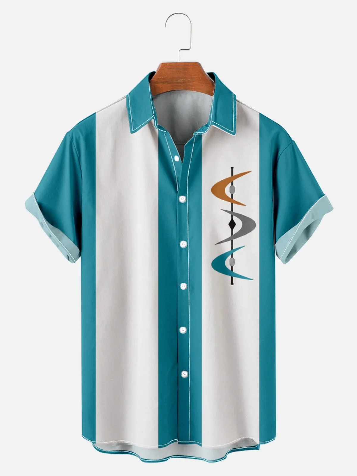 Men's Casual Bowling Shirts