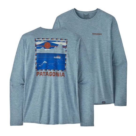 Men's Long-Sleeved Capilene® Cool Daily Graphic Shirt - Waters