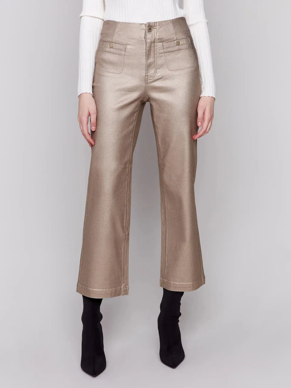 Metallic Bronze Pant