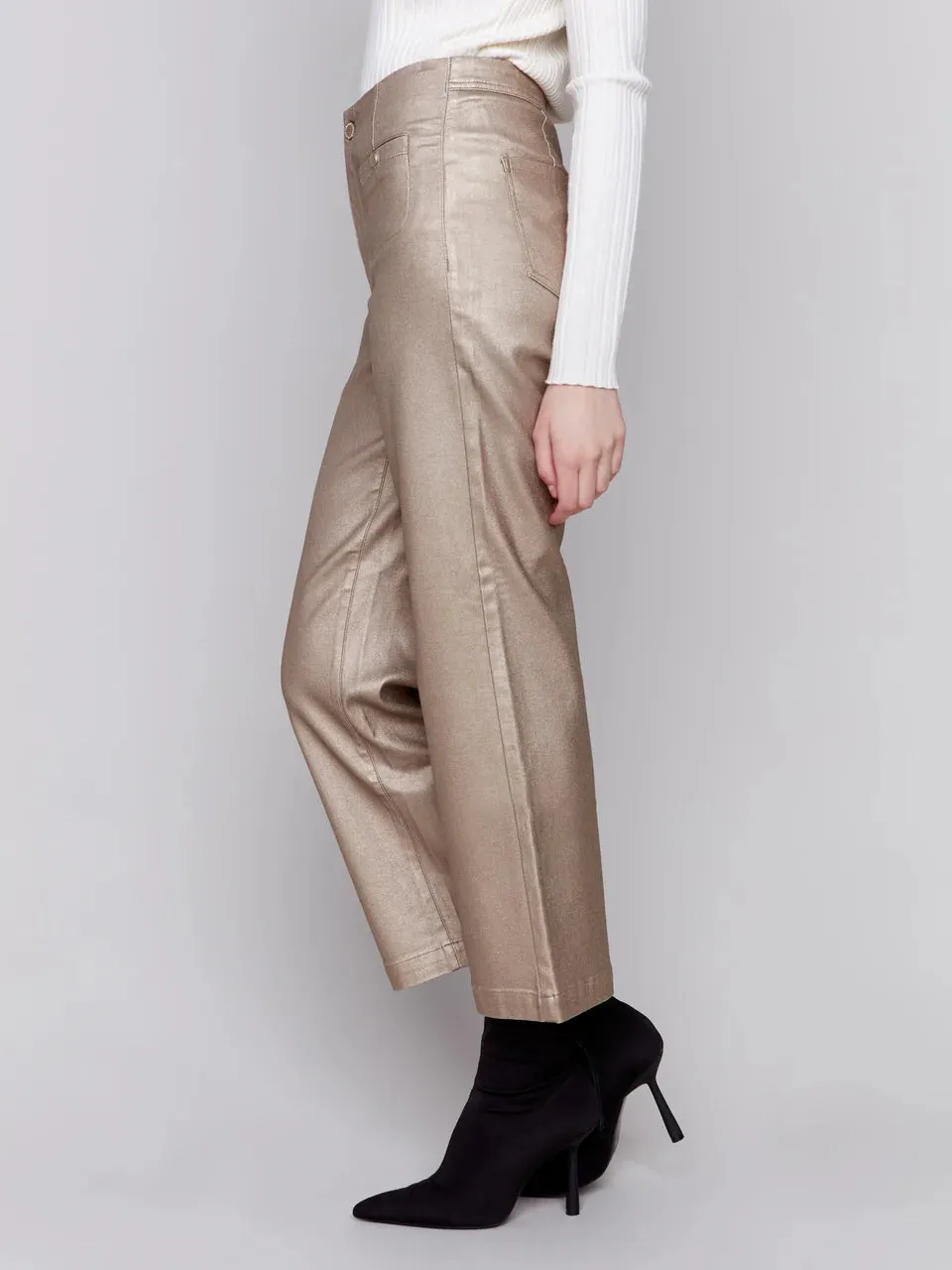 Metallic Bronze Pant