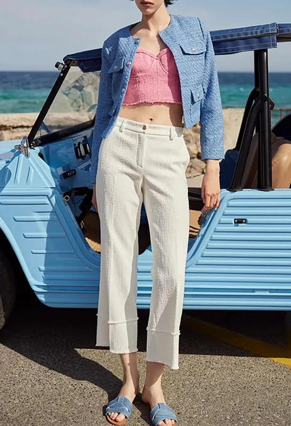 Mia Summer Tweed Pant