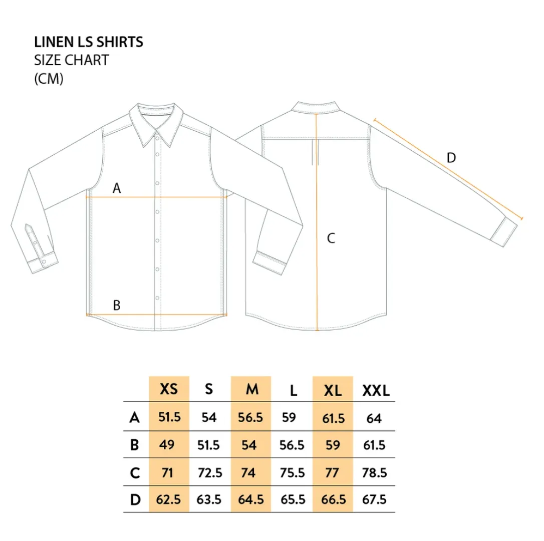 Mr Simple Linen Long Sleeve Shirt in Navy