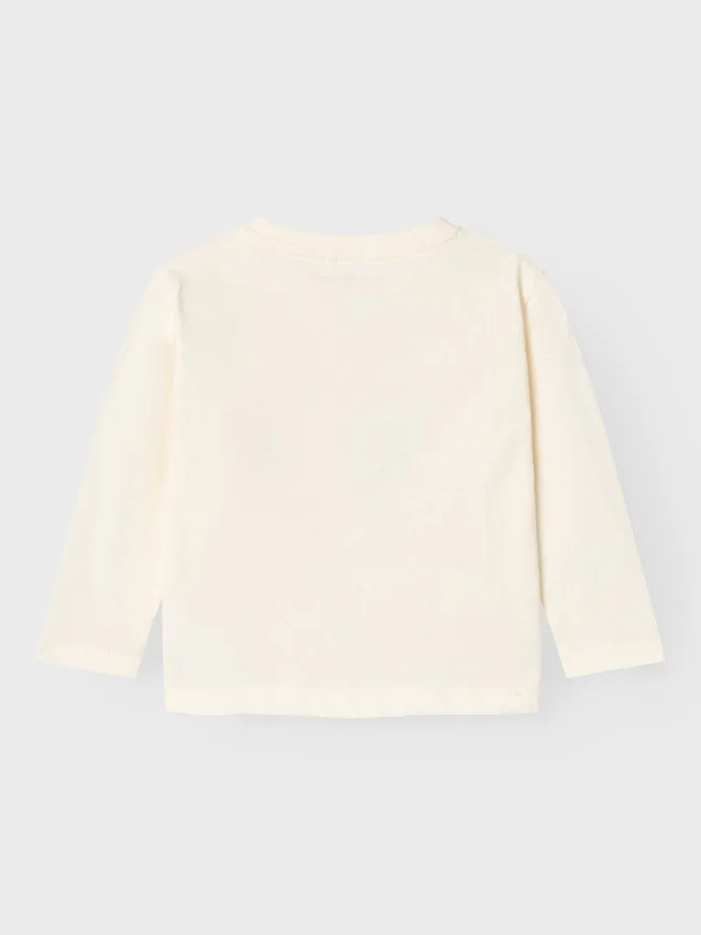 Name it Girls Long Sleeved Slogan Top