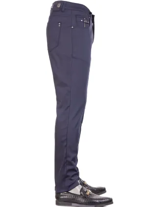 Navy "The Buckle" Tech Pants