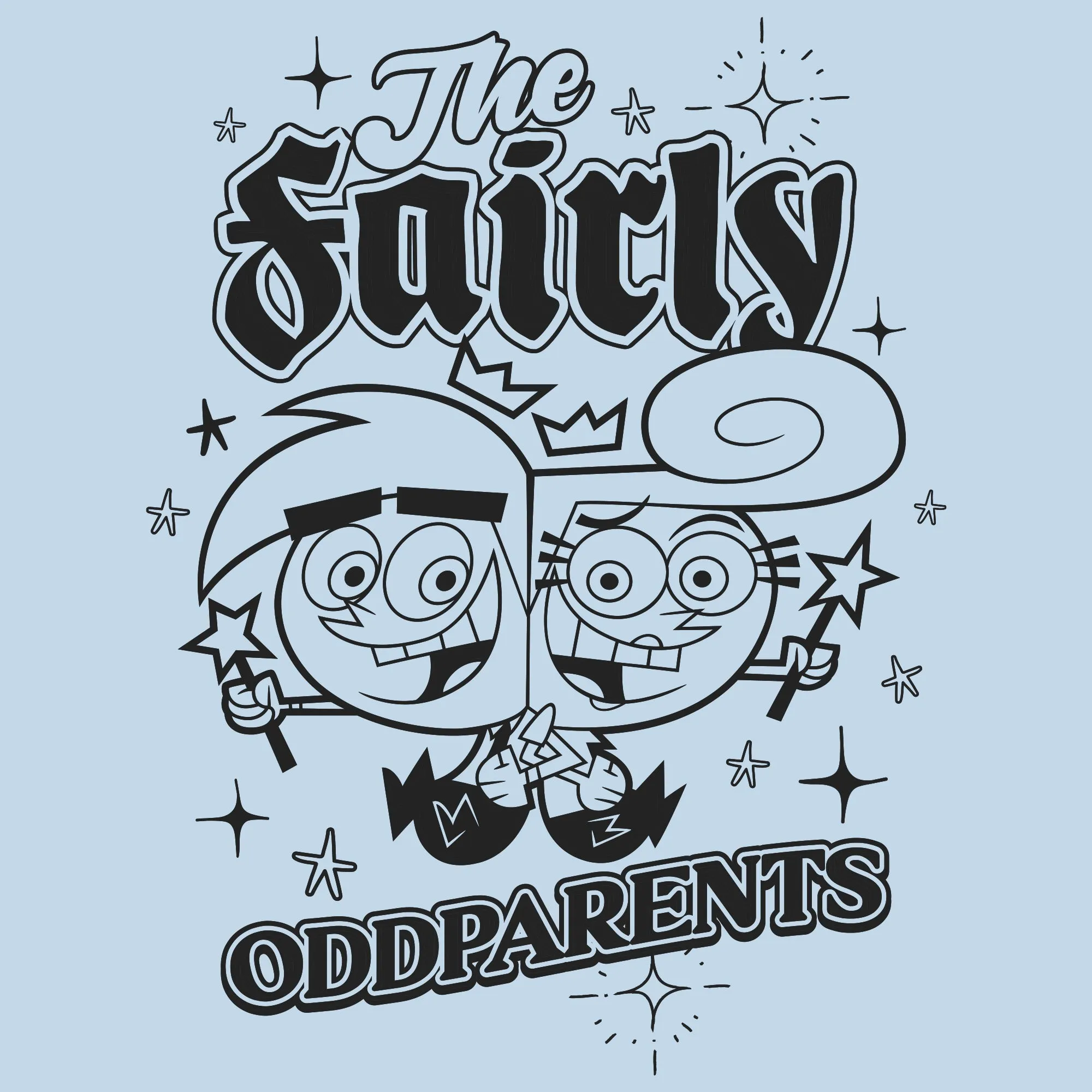 Nickelodeon - The Fairly OddParents Cosmo & Wanda Tee