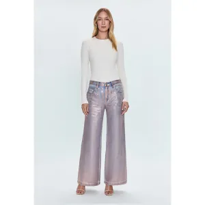 PISTOLA JADYN LOW SLUNG PALAZZO - TINSEL