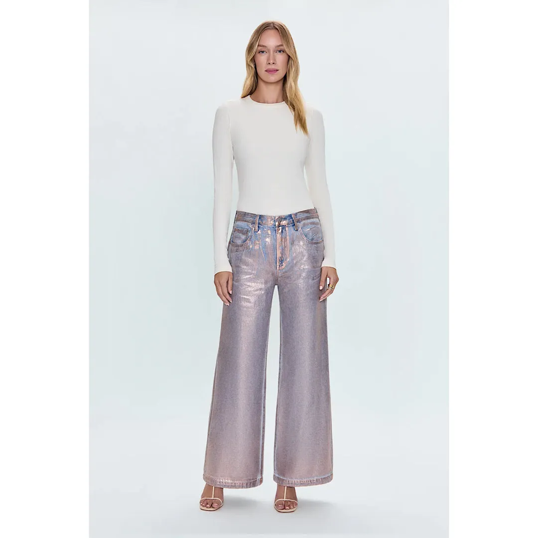 PISTOLA JADYN LOW SLUNG PALAZZO - TINSEL