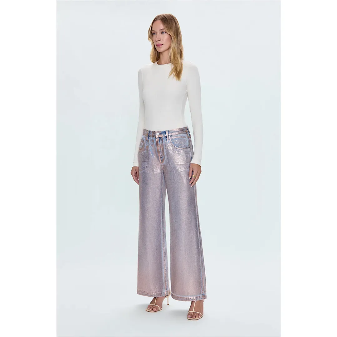 PISTOLA JADYN LOW SLUNG PALAZZO - TINSEL