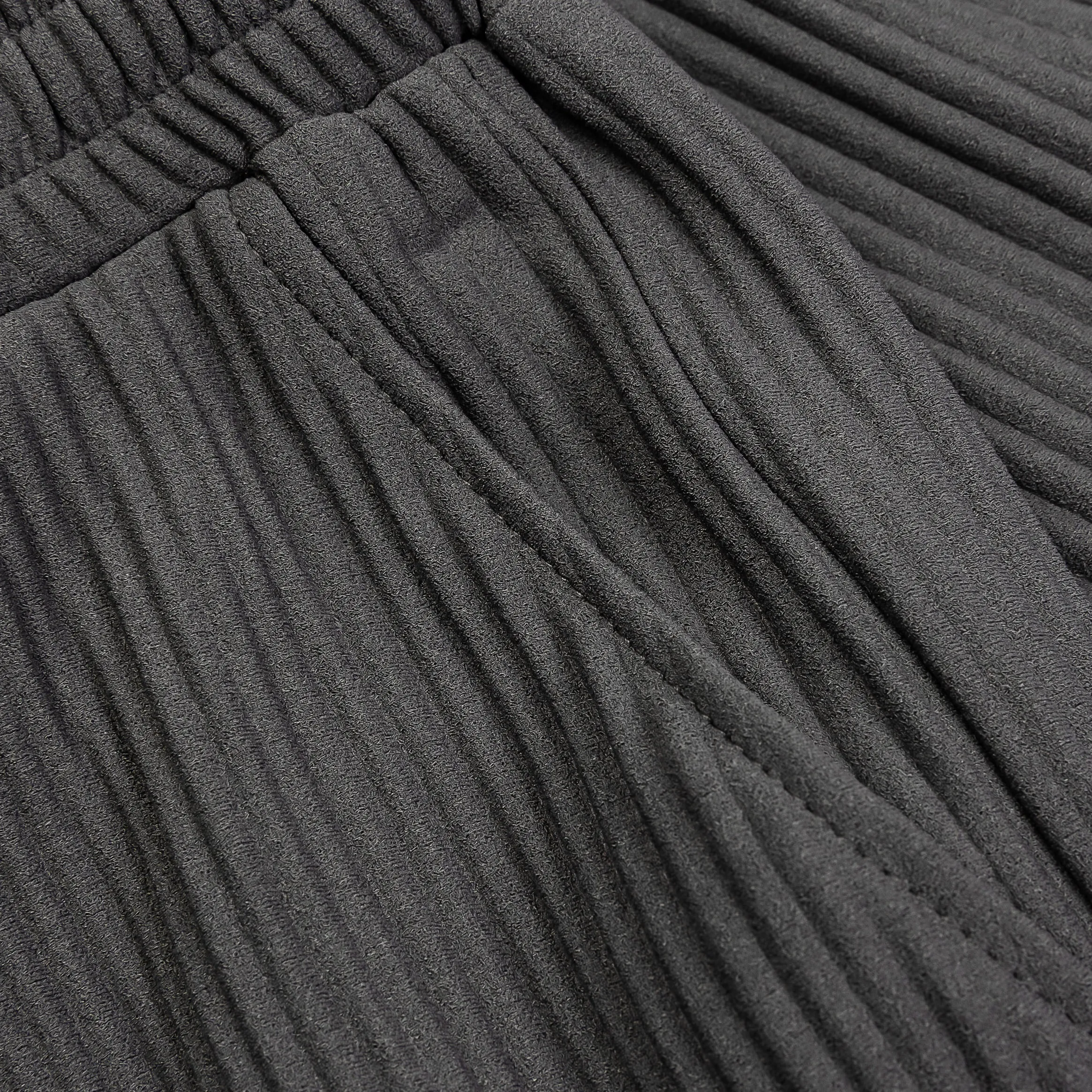 Pleated Woven Pant Mens Pants (Grey)