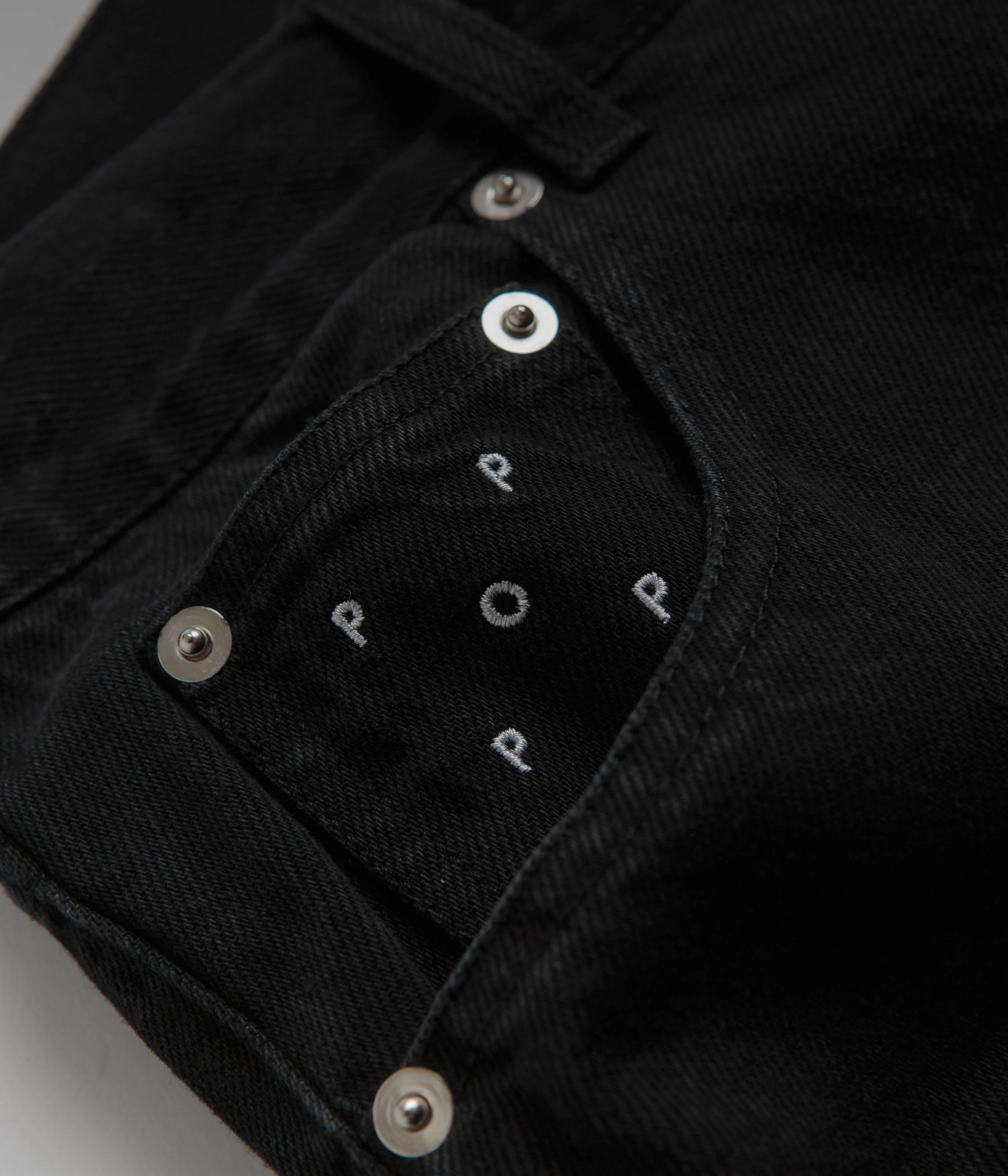 Pop Trading Company DRS Denim Pants - Black