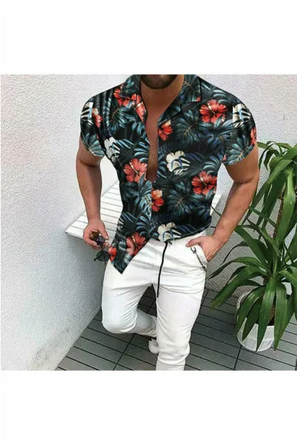 Printed Hawaii Casual Shirts