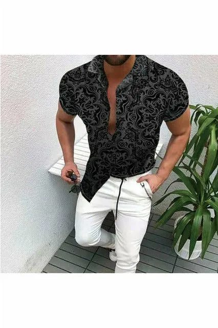 Printed Hawaii Casual Shirts