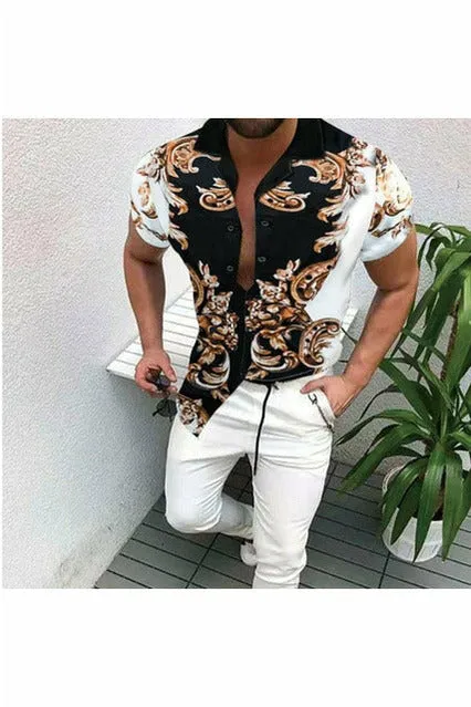 Printed Hawaii Casual Shirts