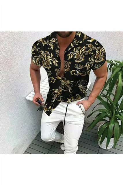 Printed Hawaii Casual Shirts