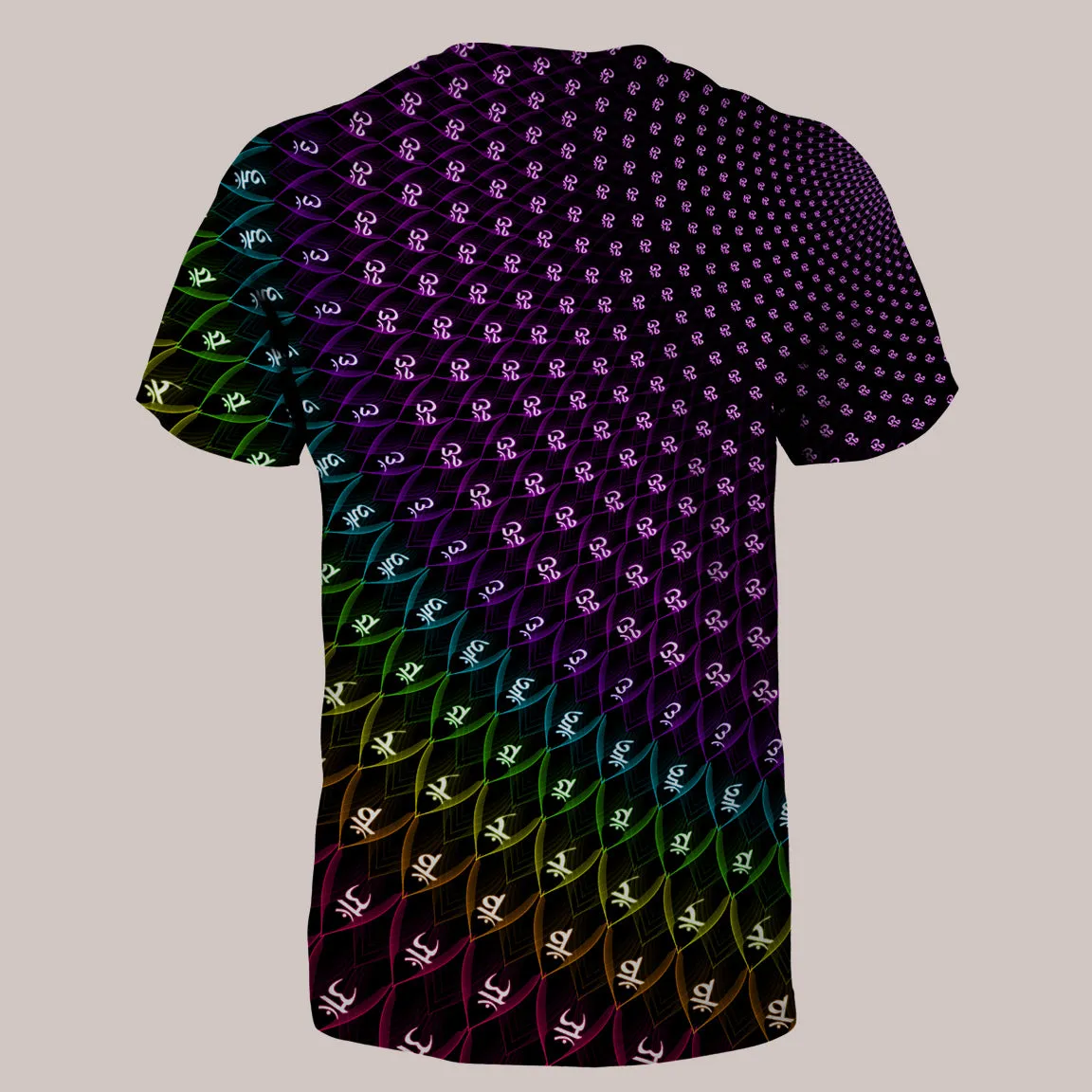 Psychedelic Shirt (UV/RGB, Eco-Friendly, Unisex) | SAHASRARA