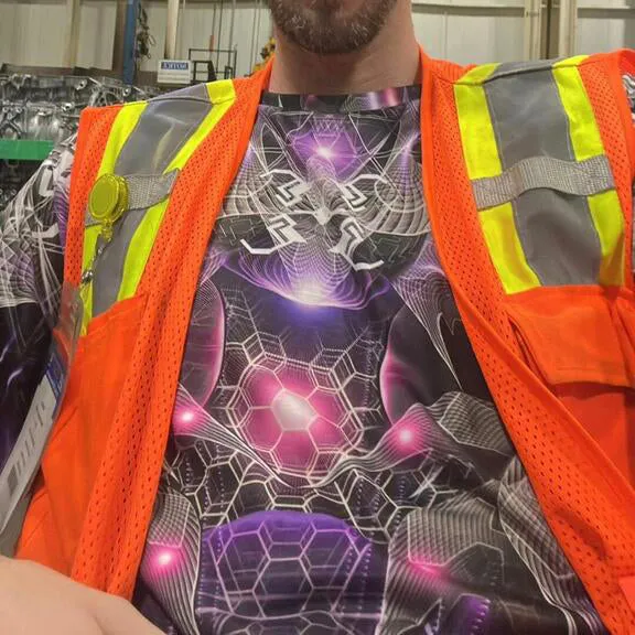 Psychedelic T-Shirt (UV/RGB, Eco-Friendly, Unisex) | ANDROMEDA
