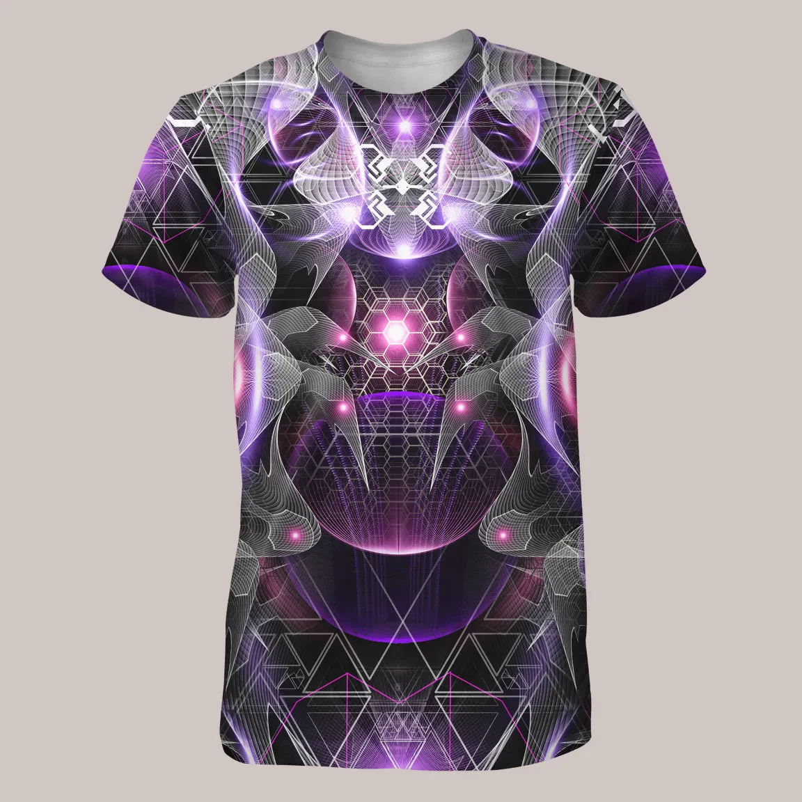 Psychedelic T-Shirt (UV/RGB, Eco-Friendly, Unisex) | ANDROMEDA