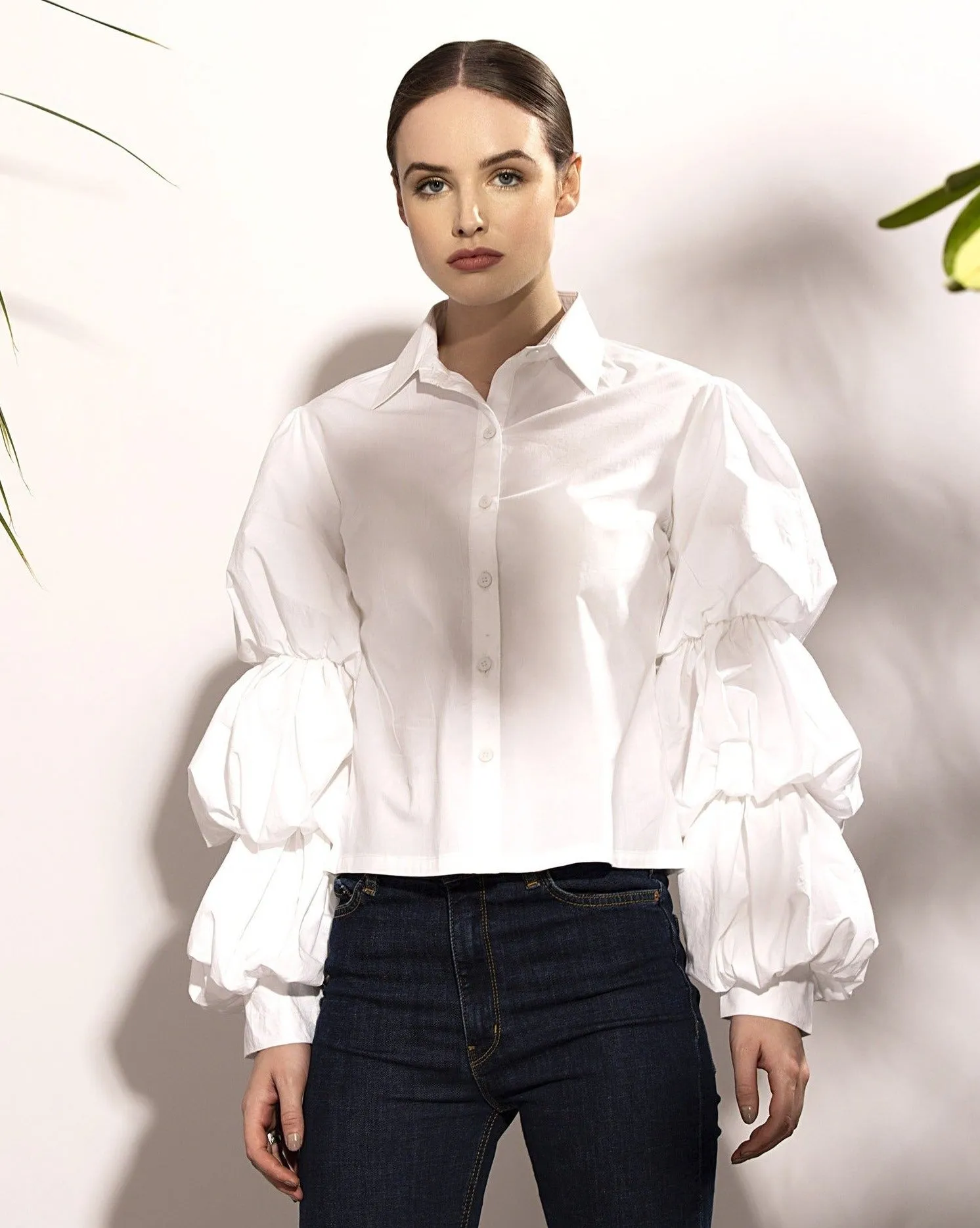 Puffed Tier Sleeve Shirt