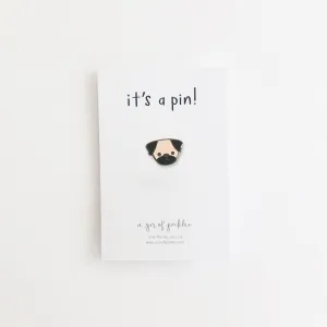 Pug Dog Pin