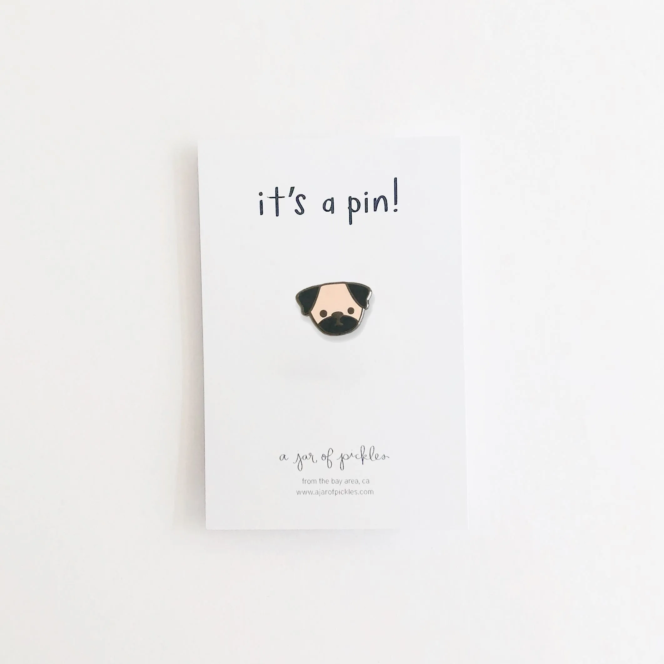 Pug Dog Pin