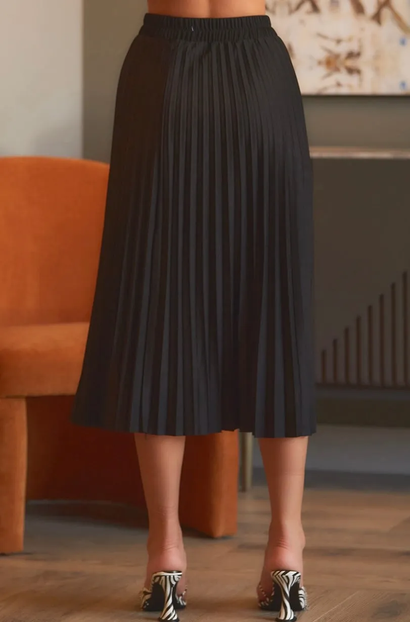 Pure and Simple Pleated Skirt