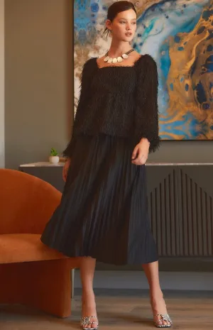 Pure and Simple Pleated Skirt