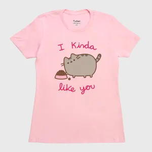 Pusheen "I Kinda Like You" Tee