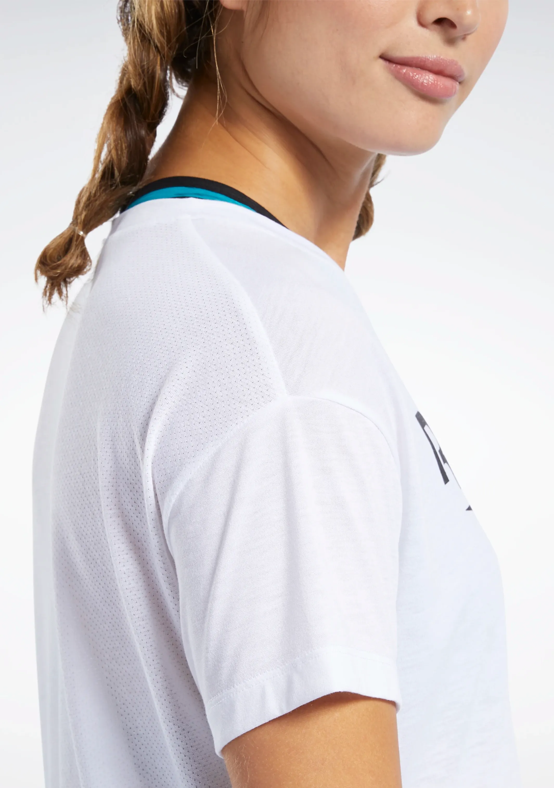 Reebok Womens Workout Ready Supremium Logo Tee
