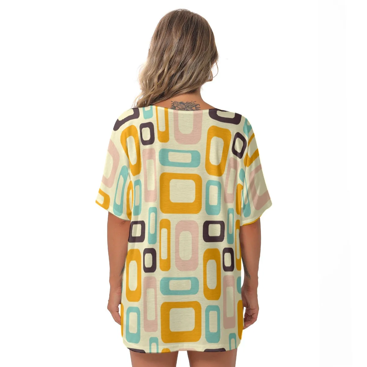 Retro Romance | V-Neck Blouse