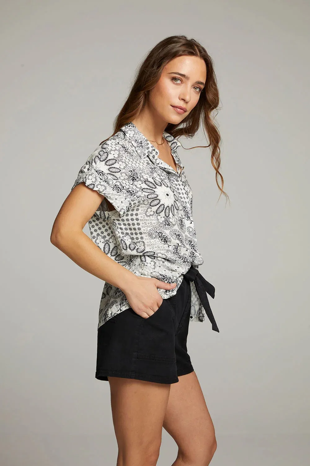 Rhythmm Button Down Print