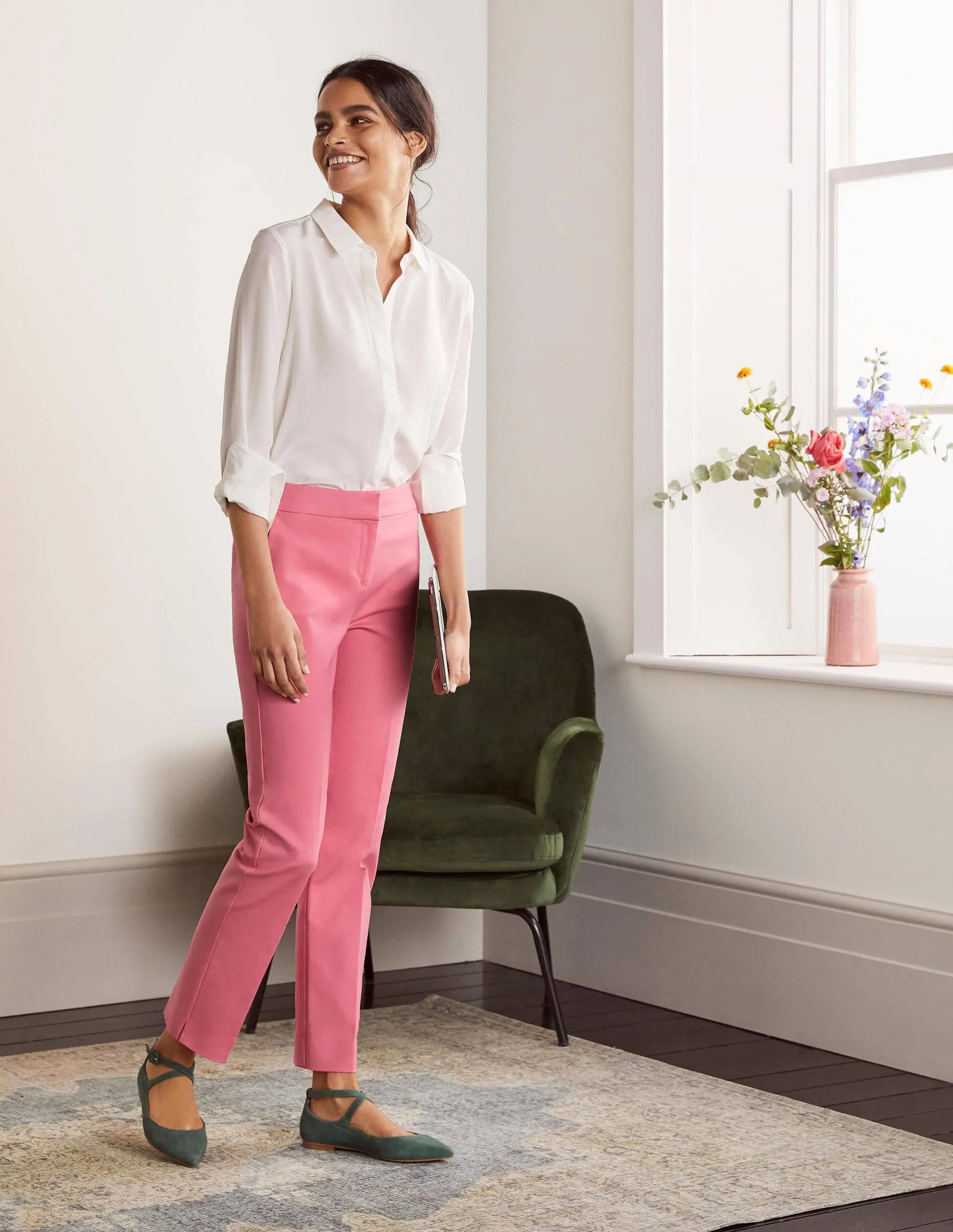 Richmond 7/8 Trouser-Azalea