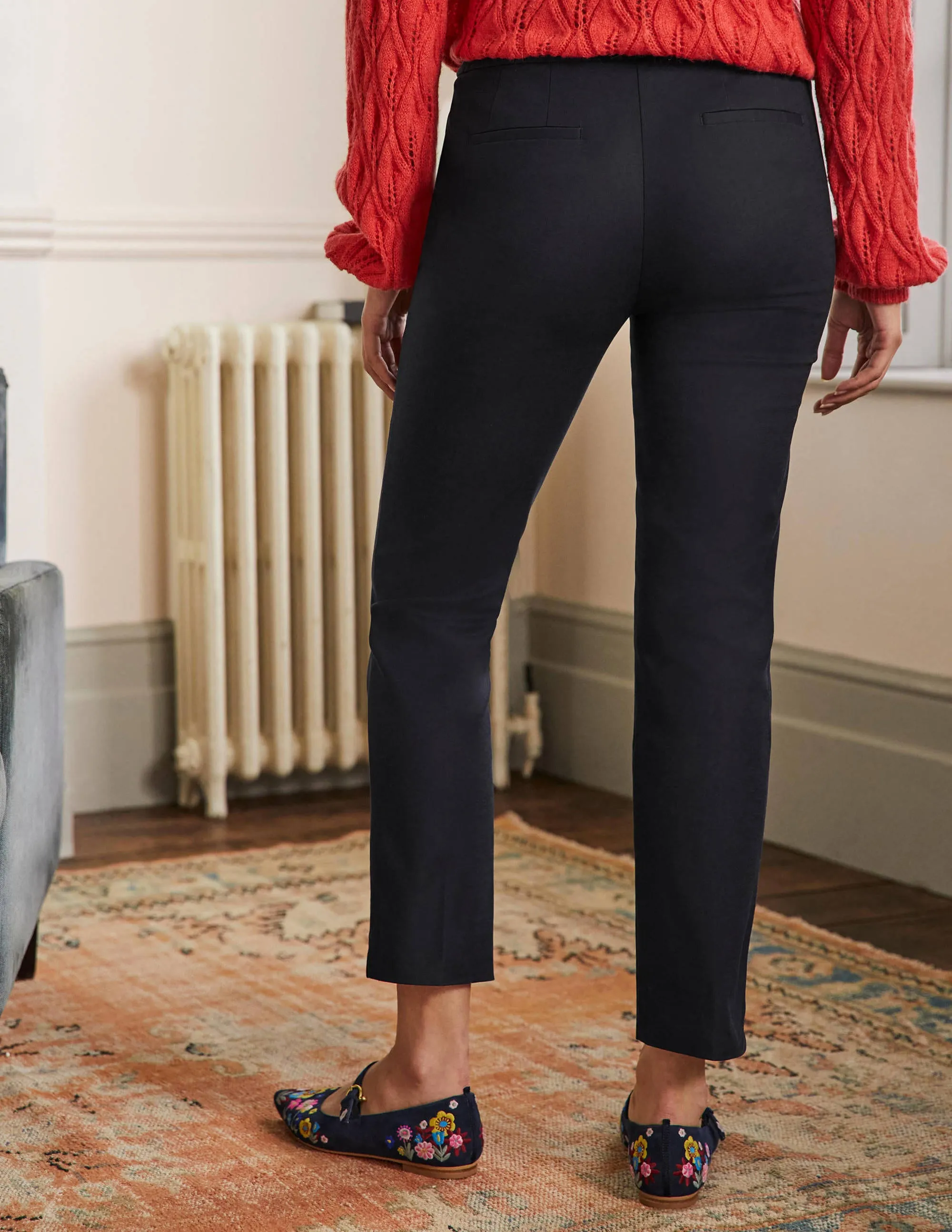 Richmond 7/8 Trouser-Navy