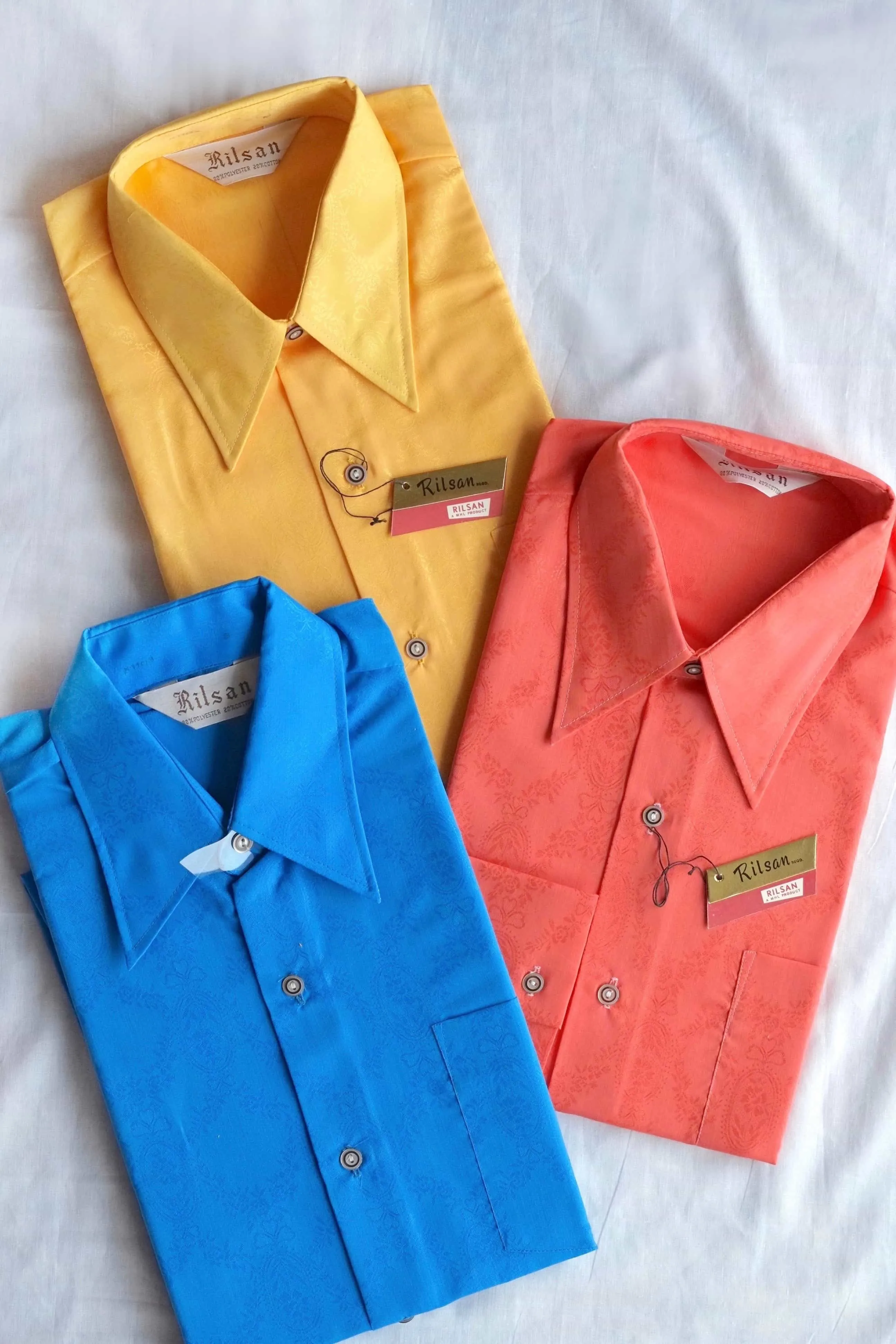 RILSAN Damask Texture 70's Shirt