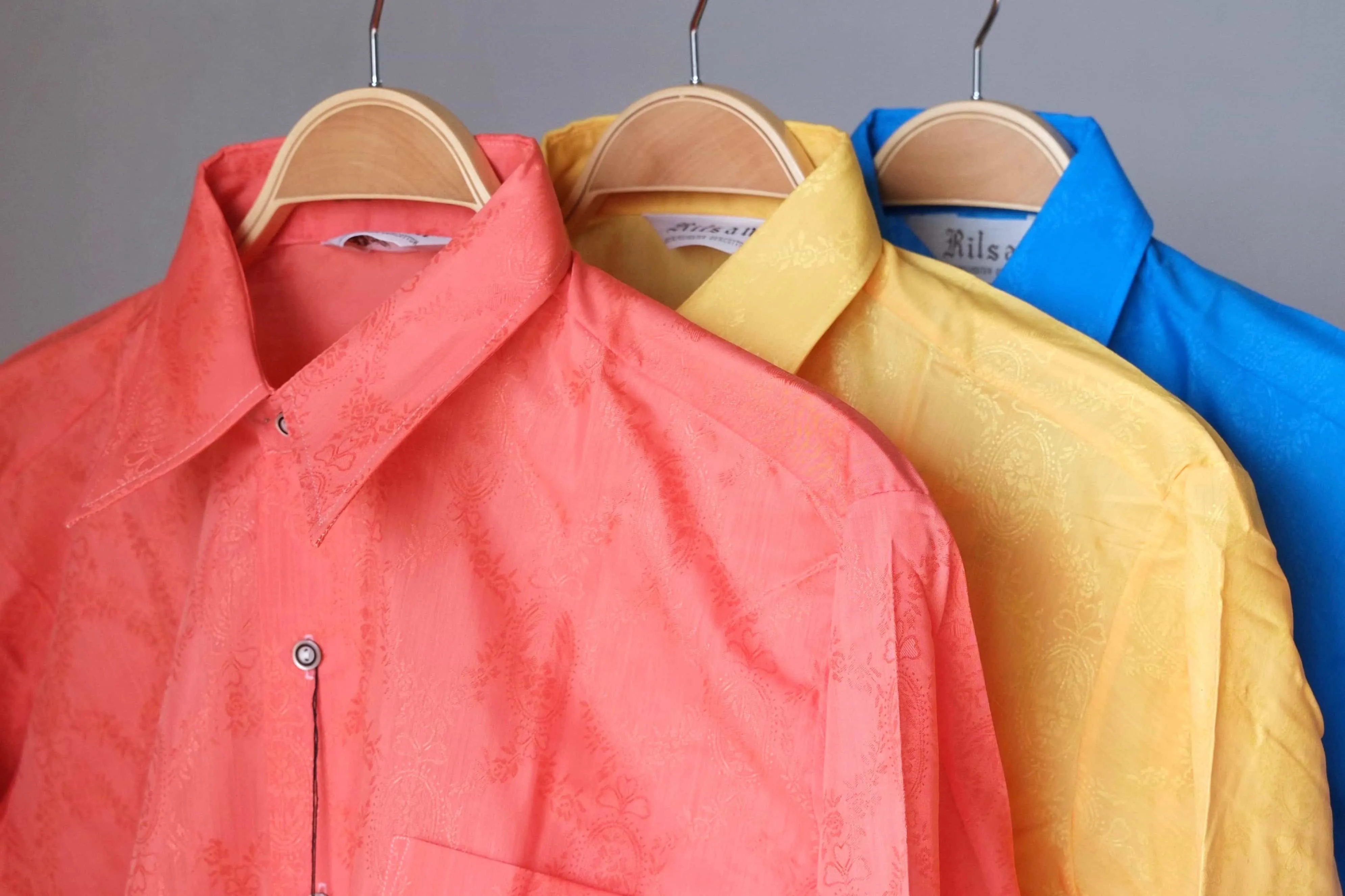 RILSAN Damask Texture 70's Shirt