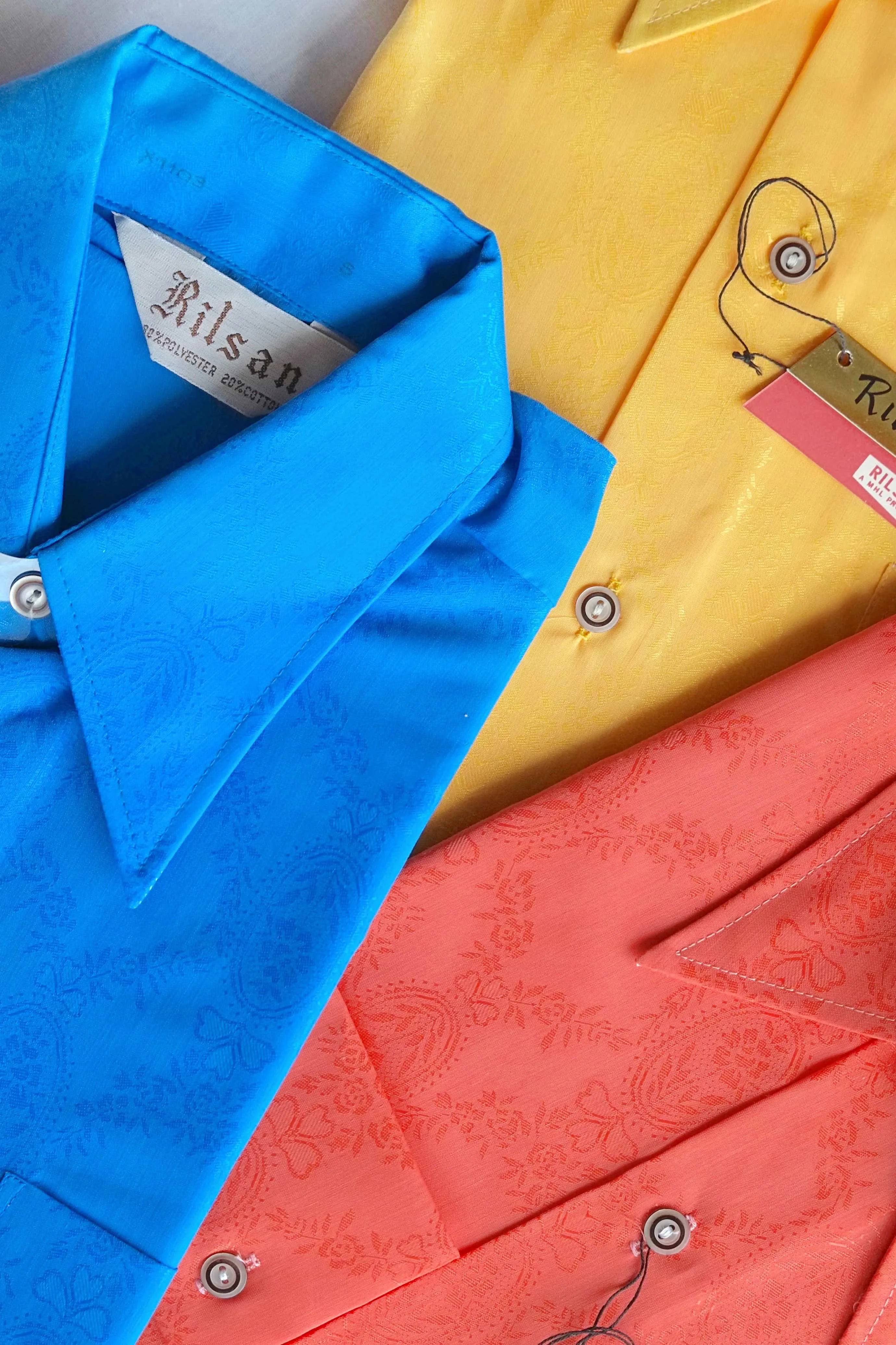 RILSAN Damask Texture 70's Shirt