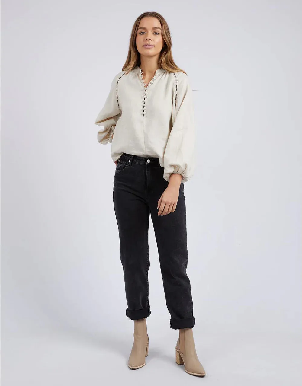 Sardinia Blouse - Bone
