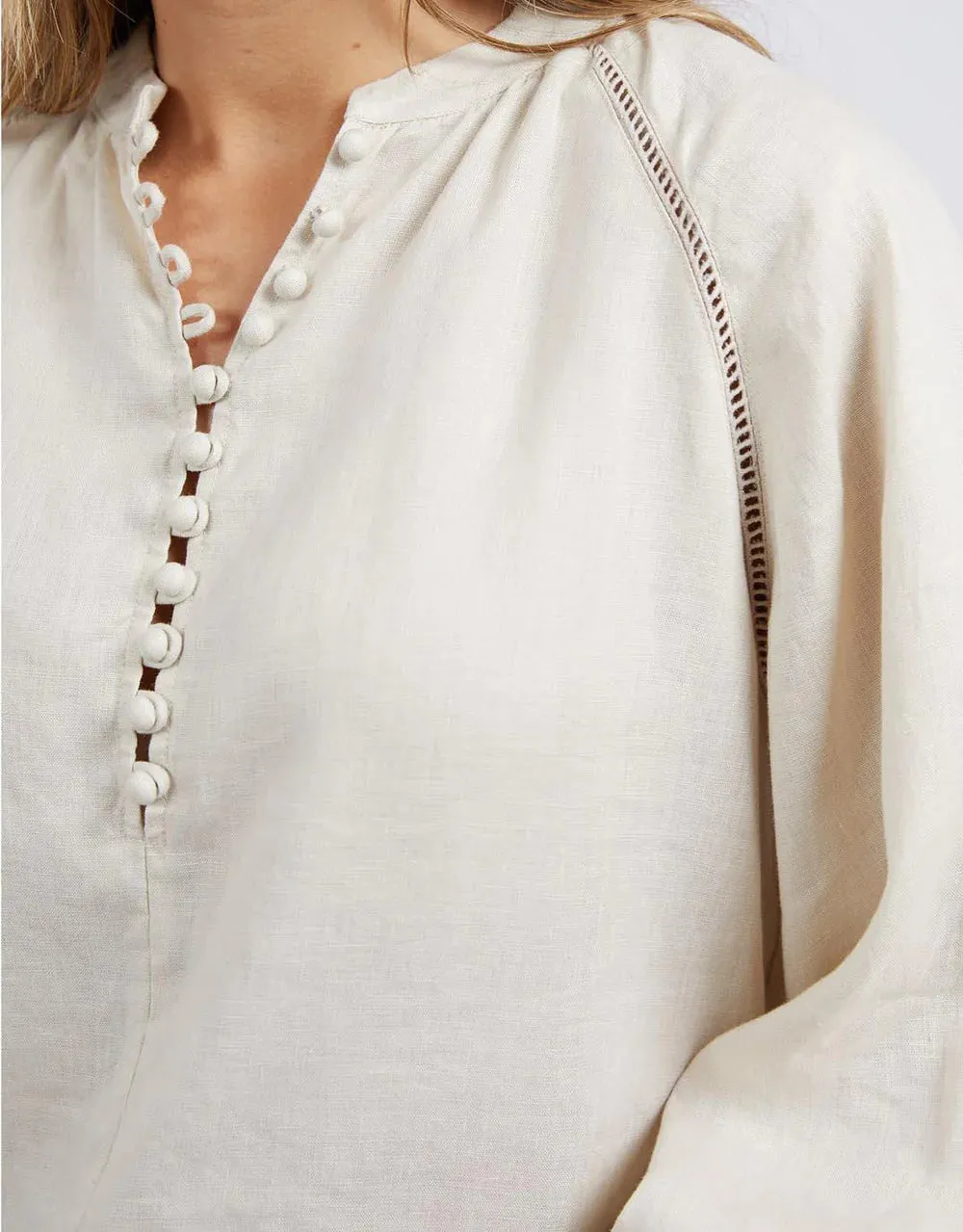 Sardinia Blouse - Bone