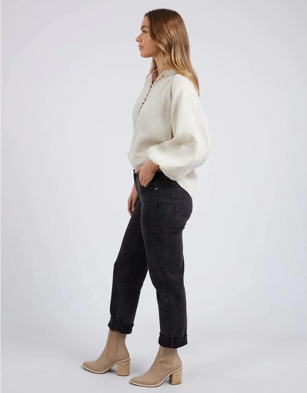 Sardinia Blouse - Bone