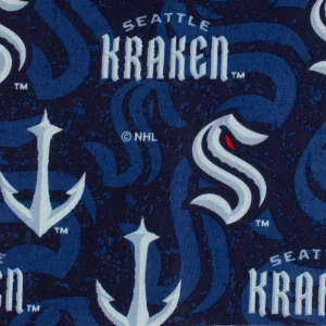 Seattle Kraken - NHL Cotton - Logo - Blue