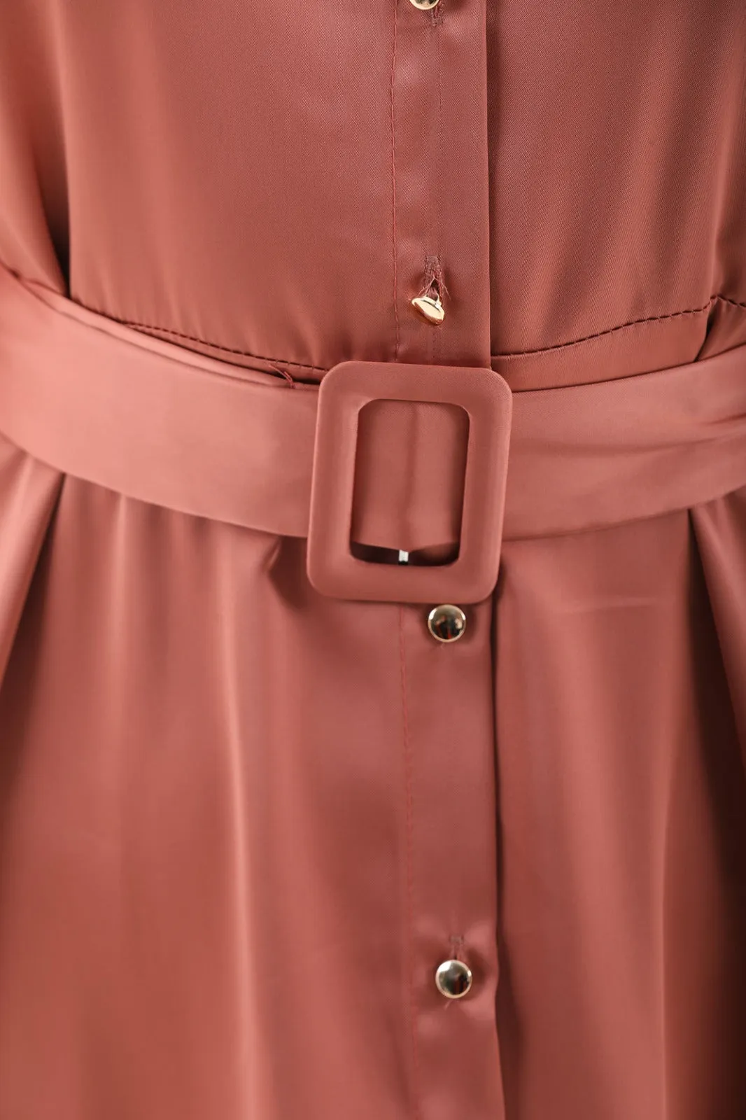 Silky simple dress