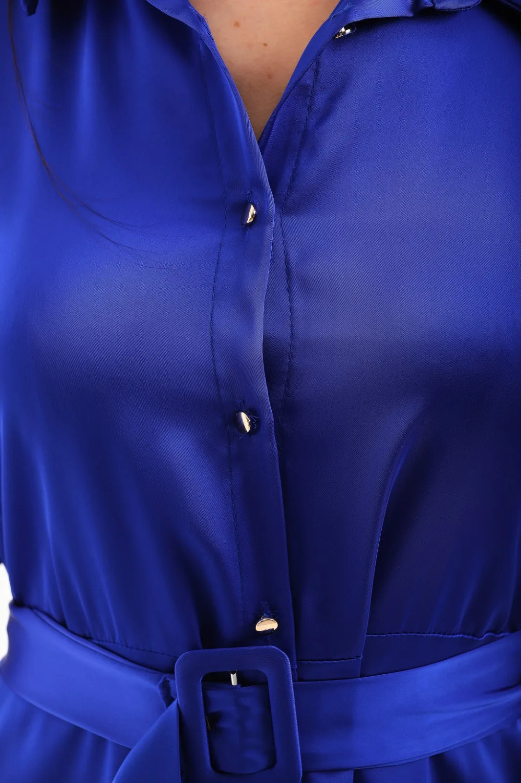 Silky simple dress