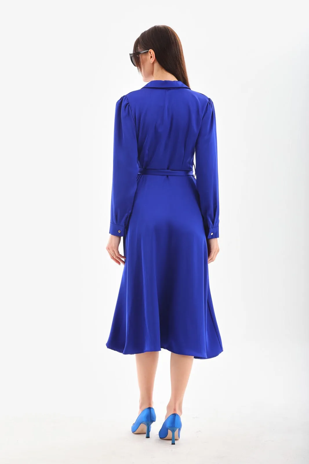Silky simple dress