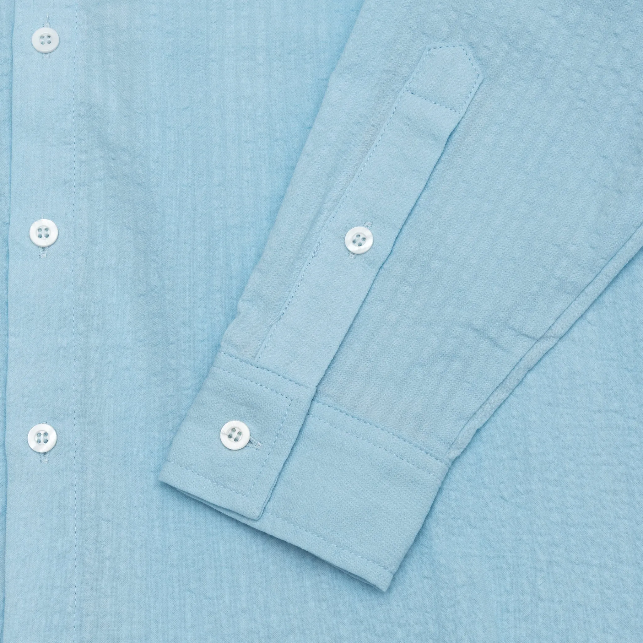 SIMPLE STITCH SEERSUCKER SHIRT