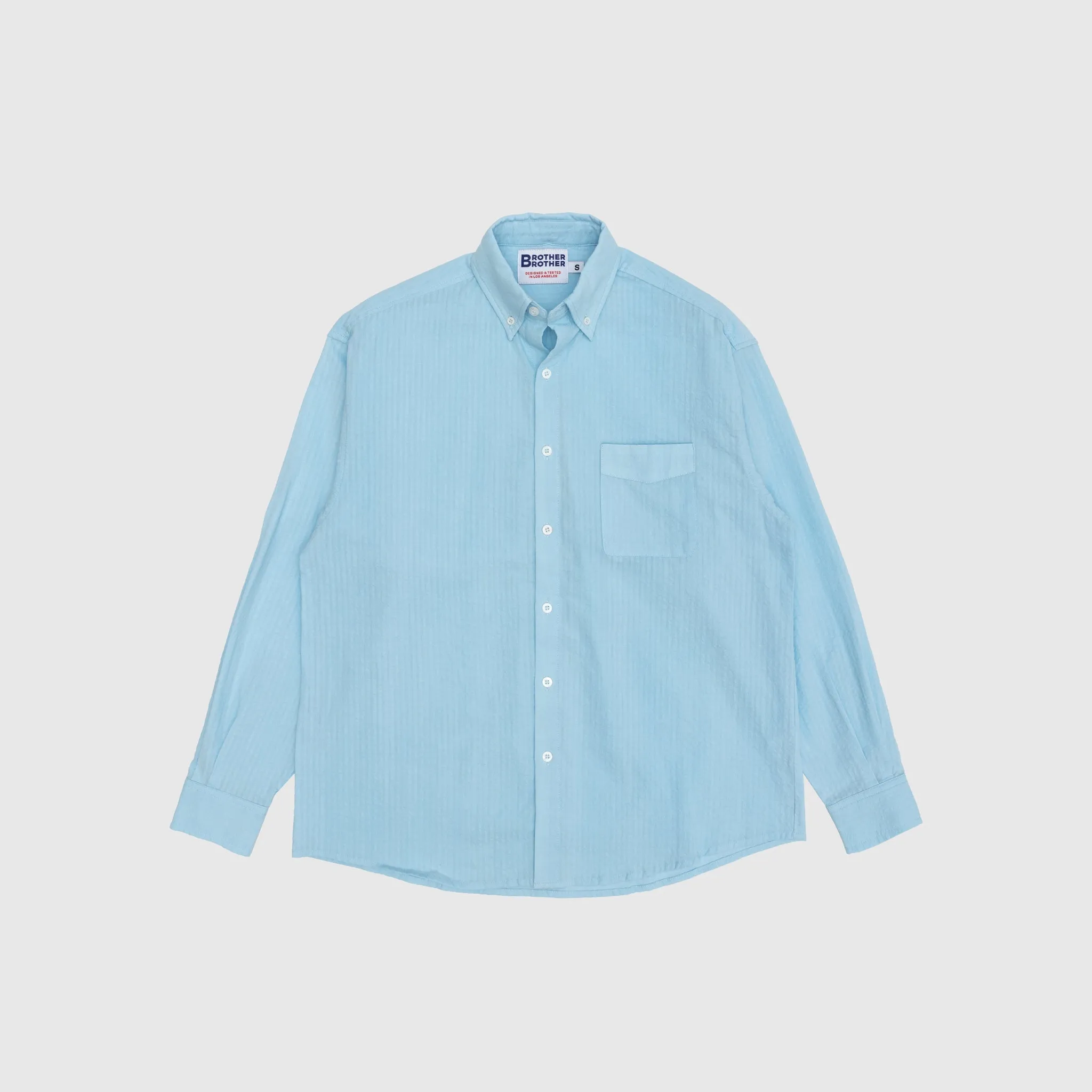 SIMPLE STITCH SEERSUCKER SHIRT