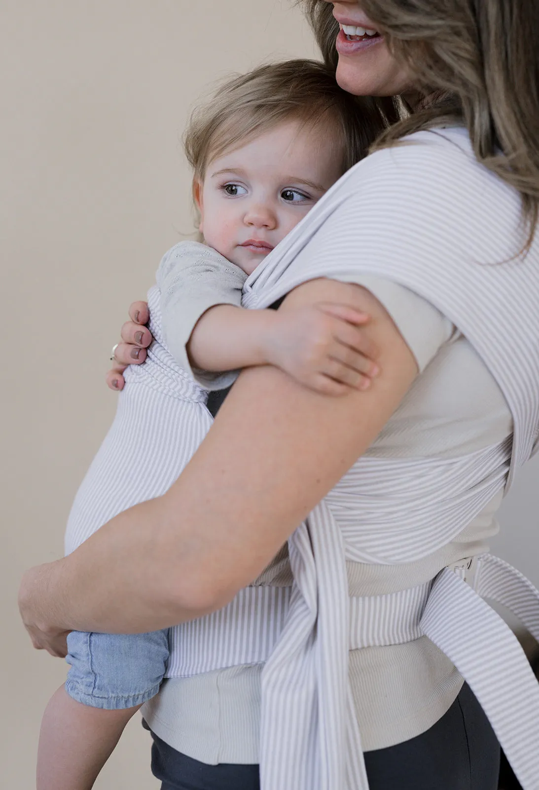 Simple Wrap | Oatmeal Stripe - Final Sale