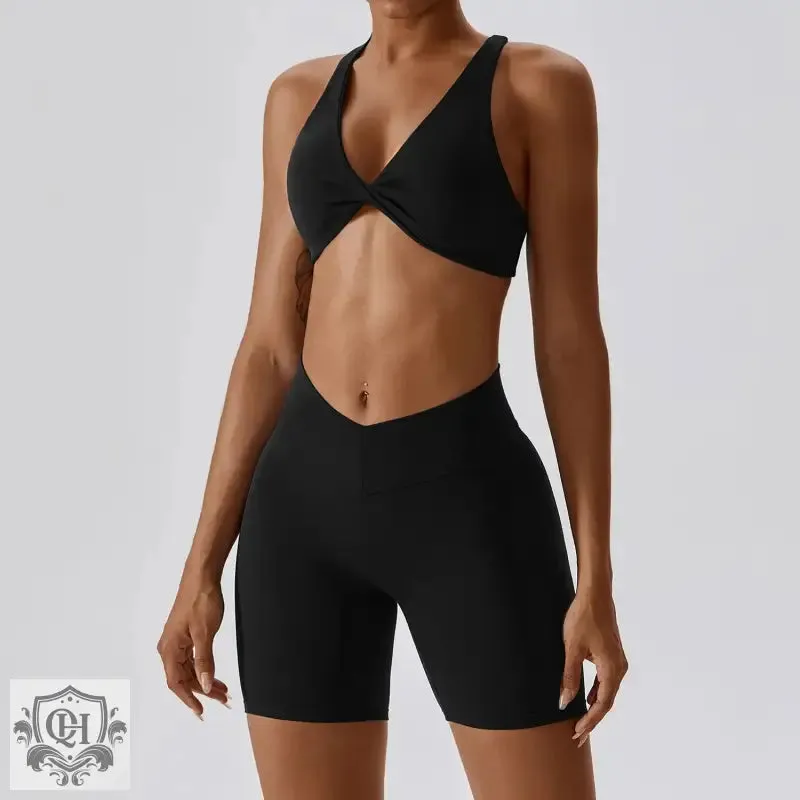 Sleek & Chic Nylon Yoga Suit