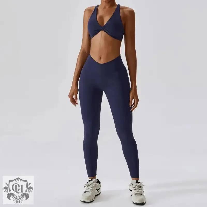 Sleek & Chic Nylon Yoga Suit
