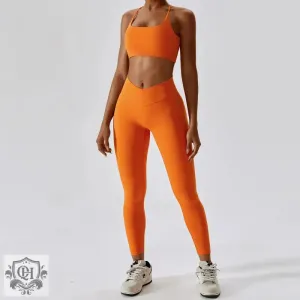 Sleek & Chic Nylon Yoga Suit